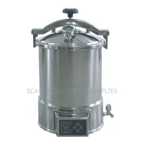 Portable Steam Autoclave With Safety Valve System
