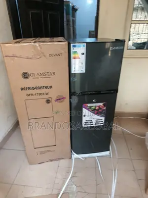 Glamstar Doubledoor 142l GFR-175dt-W–Energy Efficient Home Fridge