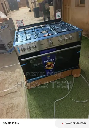 Maxi 90x60 Premium Gas Cooker – Powerful Burners With Durable Oven