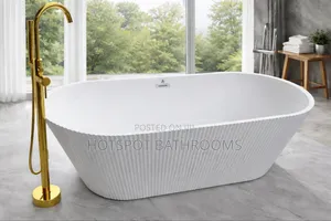 Luxury White Freestanding Bathtub 170×75cm