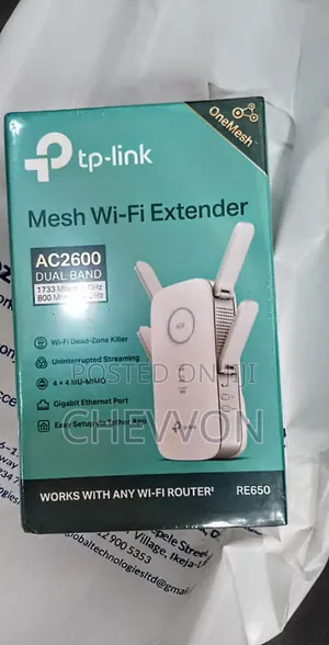 Tp-Link Re650 Ac2600 Wifi Range Extender | Mesh Wifi Booster