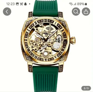 A Luxurious Men's Vintage Duke Watch With a Square