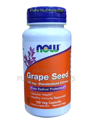 Now Grape Seed Extract 100mg–Antioxidant Immune Support 100 Veg Caps