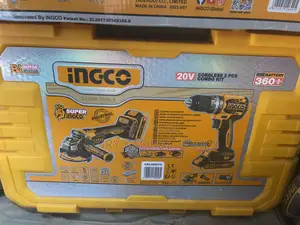 2pcs Ingco Combo Set Drill and Grinder