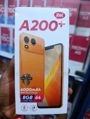 New Itel A200+ 64 GB Blue