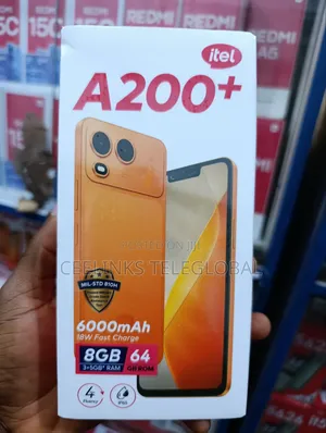 New Itel A200+ 64 GB Gray