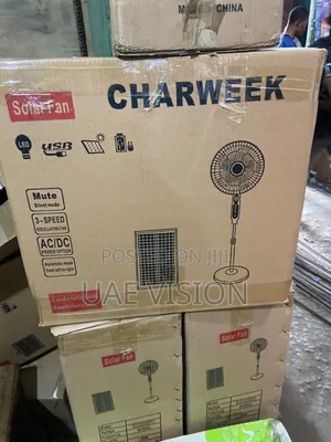 18inches Solar Rechargeable Fan