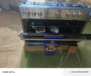 Maxi 90x60 Gas Cooker – Powerful Flame, Even Oven Heat