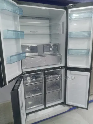 Haier Thermocool Smart Refrigerator With Ice Crush and Mirror Face.
