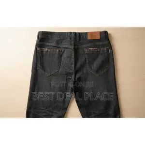 Armani Exchange Denim Couture Regular Fit Jeans -Blue Wash, Size 38l