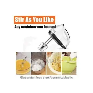 7 Speed Electric Hand Mixer Whisk Egg Beater Cake Baking