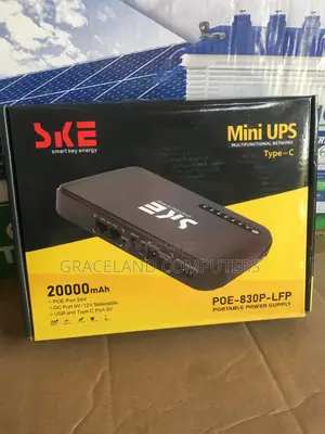 Ske Mini Ups 20,000 Mah Type C Router Powerbank