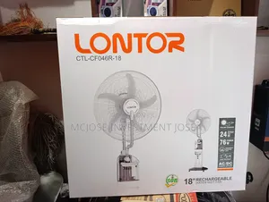 18" Lontor Rechargeable Water Mist Fan