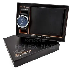 Ben Sherman Mens Classic Analog Watch +Leather Wallet Gift Set From Uk