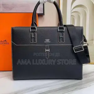 Hermes Genuine Leather Luxury Laptop/Office Bags