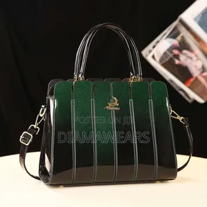 Multicolour Green Ladies Hand Bag