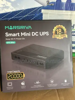 Marsriva 20,000mah Smart Mini Ups Kp5 Max (Dc Router Powerbank)