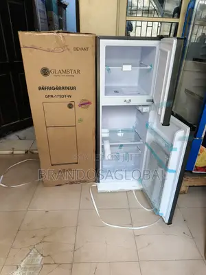 Glamstar Doubledoor 142l Refrigerator GFR-175dt-W–Energy Saving Fridge