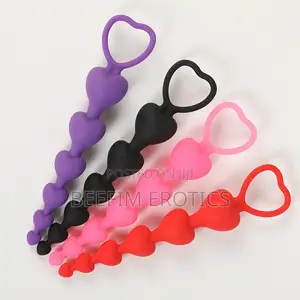 Butt Plug Silicone Anal Beads Flexible Beginner to Advanced Butt Plug