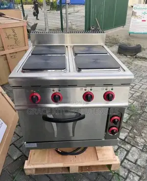 Electric 4 Hot-Plate Cooker Oven