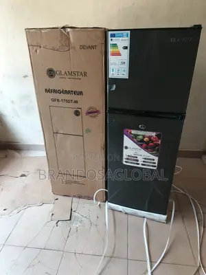 Glamstar Doubledoor 142l Refrigerator Gfr175dt-W–Strong Kitchen Fridge