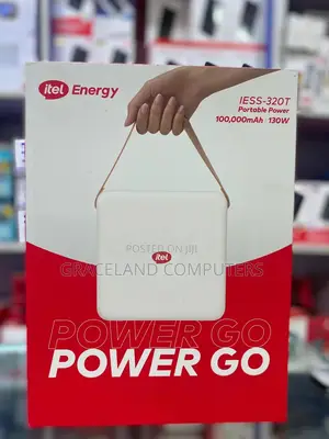 Itel 130w Portab Power Station – 320wh Smart Backup Iess 320t Power Go