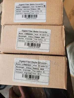 Commando Mc-gsmdf-25k Lightningfiber 1ge Media Converter