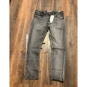 Calvin Klein Authentic Men's Grey Wash Jeans Slim Fit Size 36r From Uk