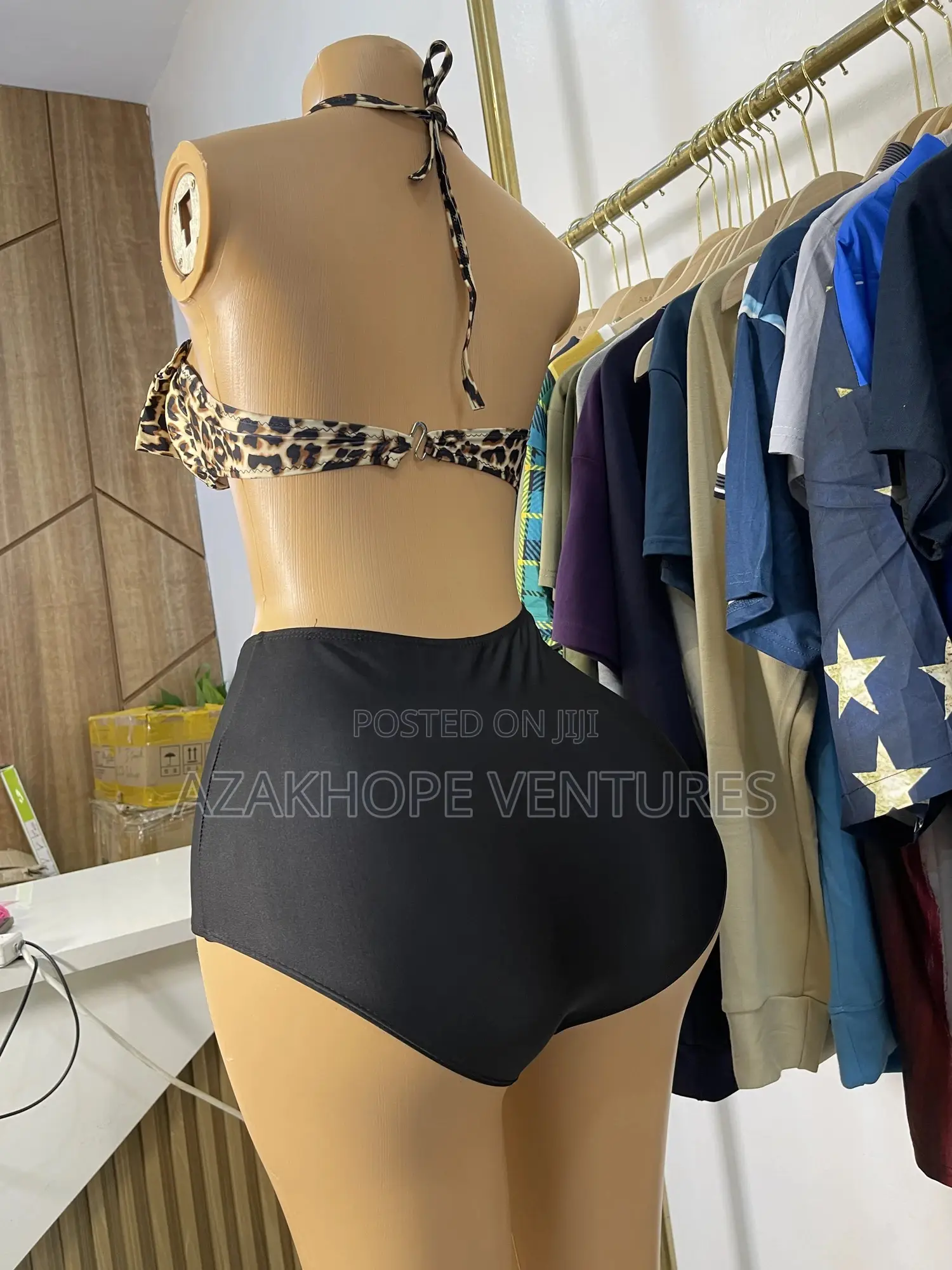 Two-Piece Leopard-Print Bikini