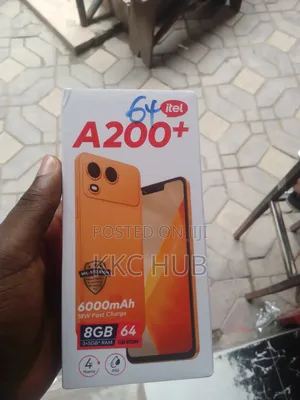 New Itel A200+ 64 GB Black