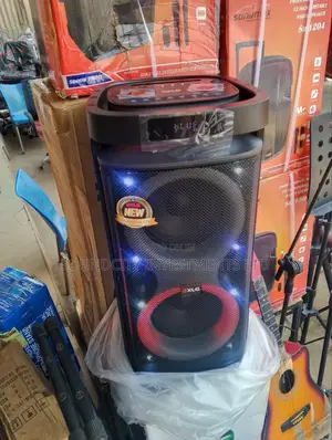 Exlg Rechargeable Karaoke System Party Box.