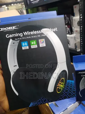Dobe Wireless Gaming Headset for Ps5- Ps4- Ns- Pc