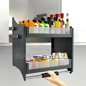 Kitchen Cabinet Pull Down Shelves Organizer