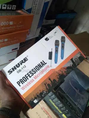 Shure Universal Double Handheld Wireless Microphone.