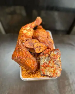 Finger Licking Jollof Rice Combo