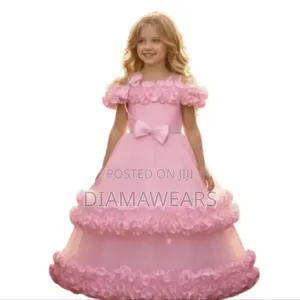 Baby Pink Luxury Ball Gown For Princess