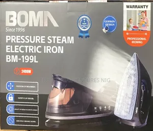 Boma Commercial Pressure Steam Electric Iron. Bm-199l. 2400watts.