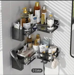 2in 1 Bathroom Corner Rack