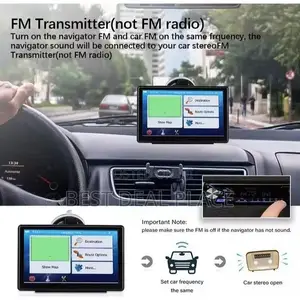 7inch Car GPS Navigator With Nigeria Map for Cars- Internet Not Needed