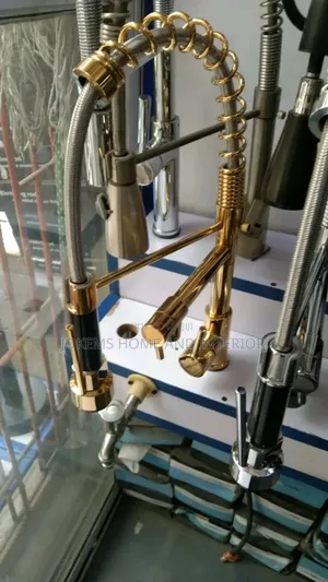 Gold Spring Kitchen Faucet