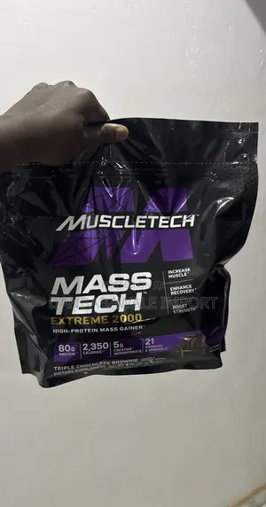 Muscle Tech Mass Tech Extreme 2000 Mass Gainer High Protein