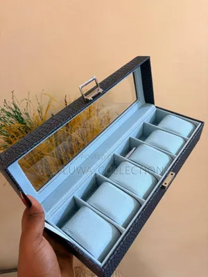 Luxury Watch Organiser Box Premium 6-slot Watch Case