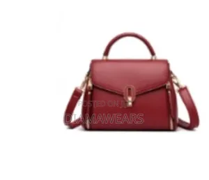 Wine Red Quality Premium Stock Leather Crossbody Portable Hand Bag