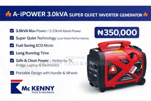 A-ipower 3.0kva Super Quiet Inverter Generator 🔥