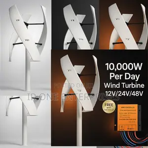 10000w Per Day Vertical Wind Turbine Solution Standby Clean Energy