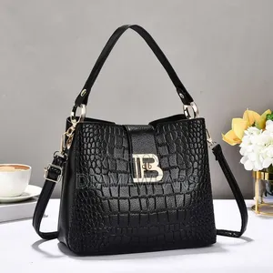 Black Bucket Ladies Hand Bag