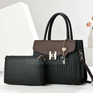 Black Mix Chic Ladies Office Qork Hamd Bag