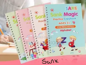10 Sets - 4 in 1 Reusable Magic Calligraphy Kids Book