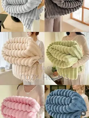 Luxury Chunky Fluffy Throw Blanket