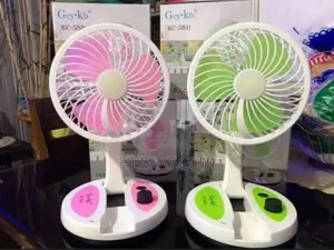 Rechargeable Portable and Foldable Fan With Light "Multi Purpose Fan"